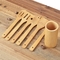 sistema de bambú higiénico de los utensilios de cocinar de la pala del pote de la cocina de los 30x6cm